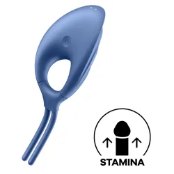 Satisfyer Cockring vibrant Swordsman Satisfyer Bleu